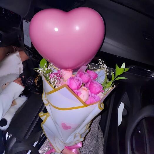 Amour rose bouquet