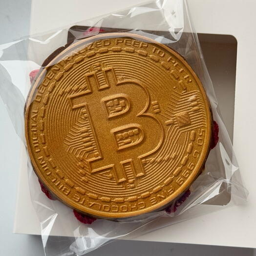 Schokoladen-Bitcoin