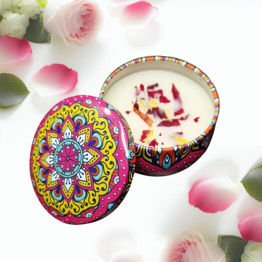 Scented candle "Rose"