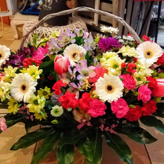 Flowers in a Basket